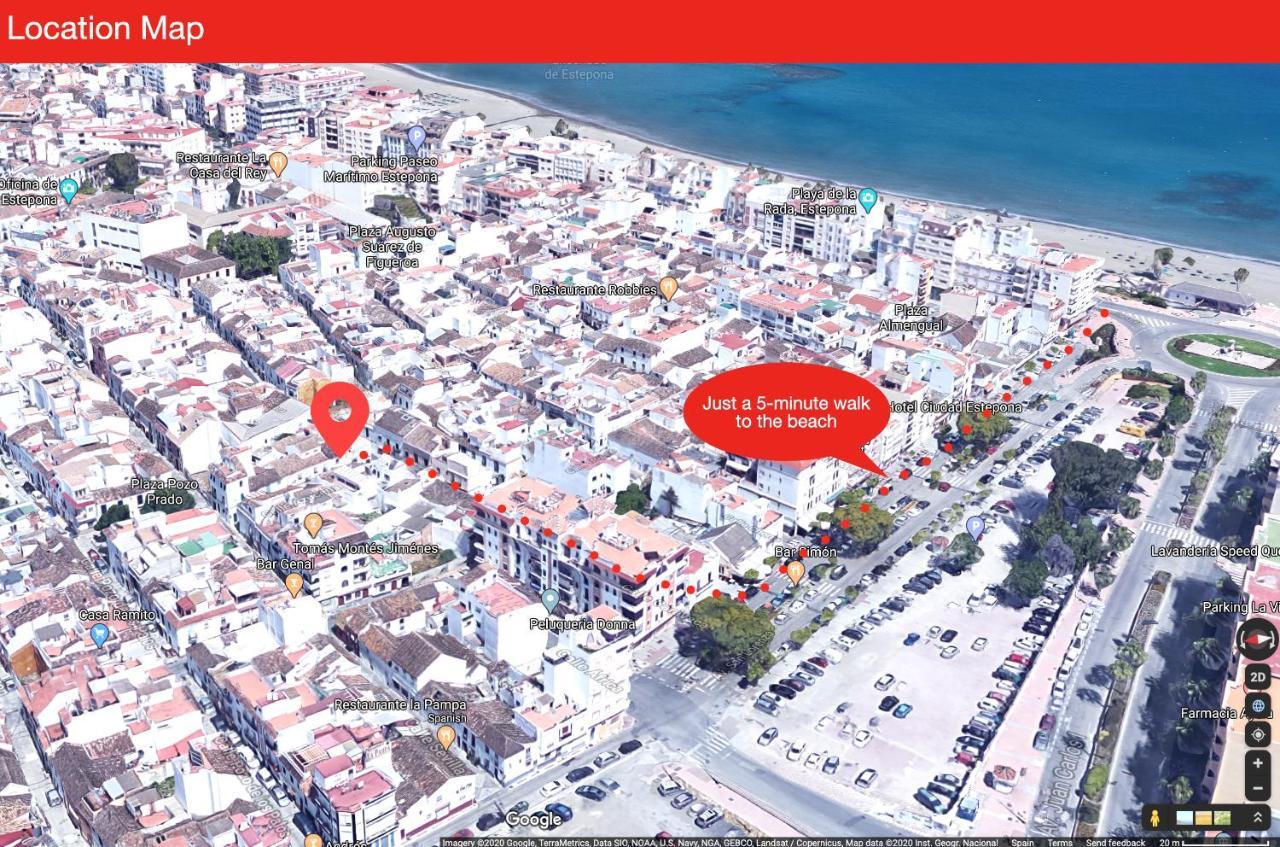 Unique Andalusian Townhouse Next To Beach Estepona Exterior foto